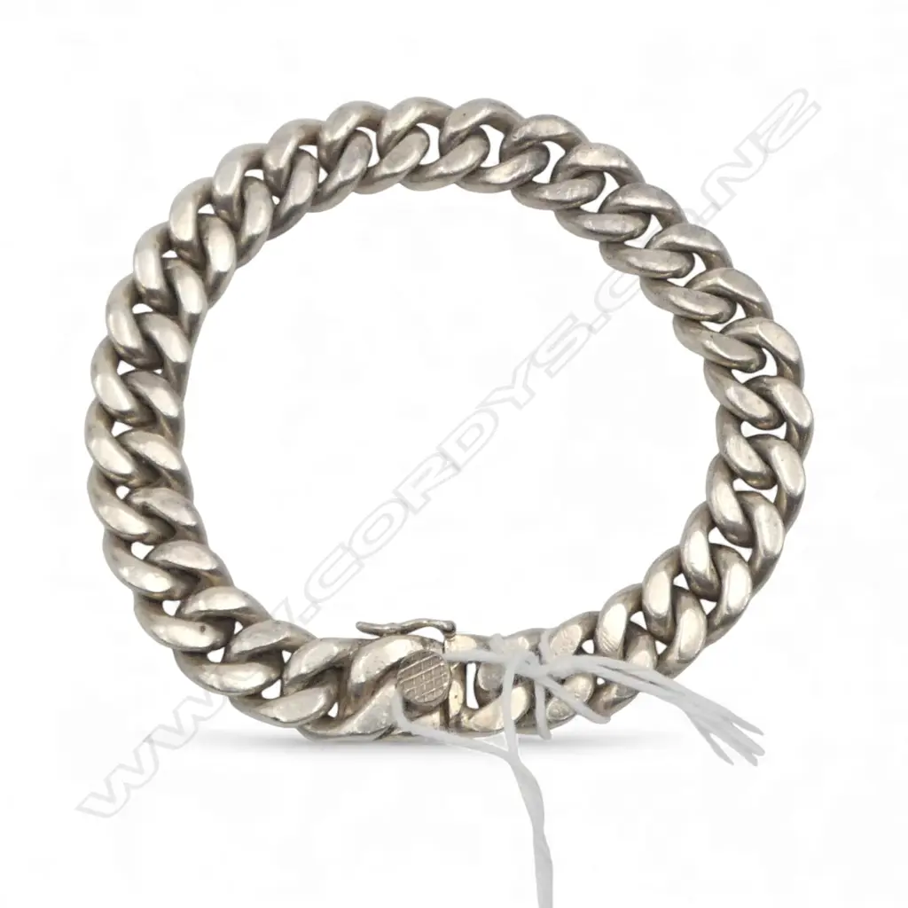 STG SILVER CHAIN BRACELET L.200mm 55gms Image 1++