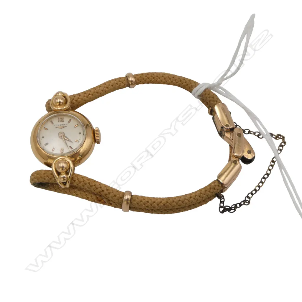 18CT VINTAGE LONGINES WRIST WATCH 12.8gms Image 1++