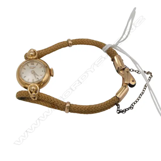 18CT VINTAGE LONGINES WRIST WATCH 12.8gms