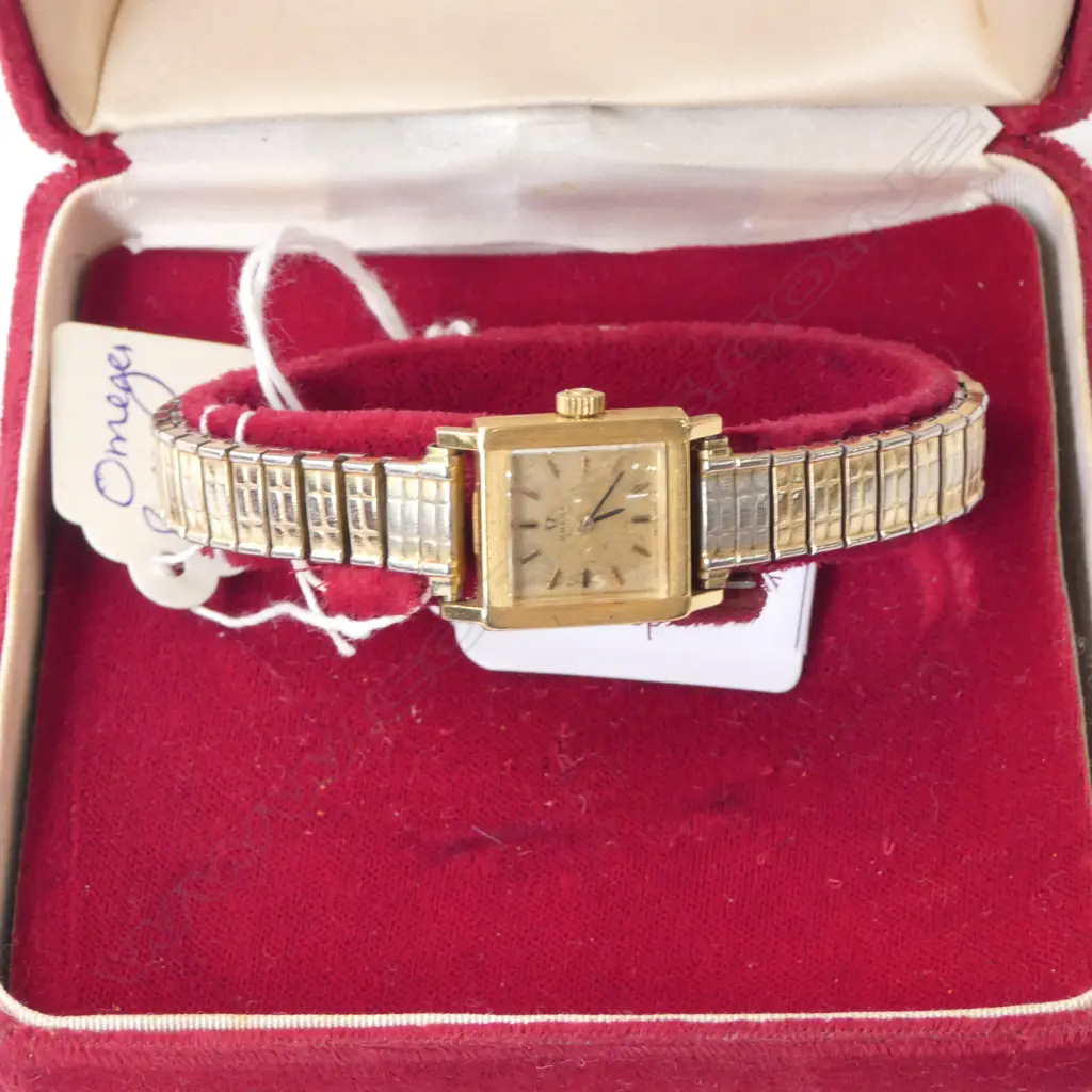 OMEGA LADIES TANK WATCH, MANUAL WIND, MADE IN ENGLAND C.1977 Image 1++