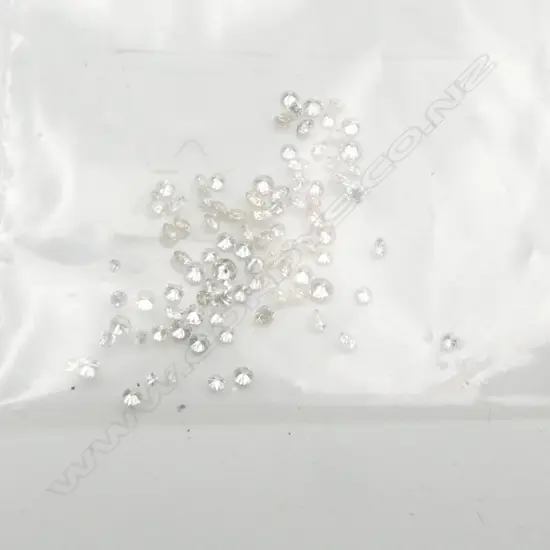 Bag of GOOD QUALITY SMALL LOOSE DIAMONDS approx 1.2cts. Ex. Manufacturing Jeweller