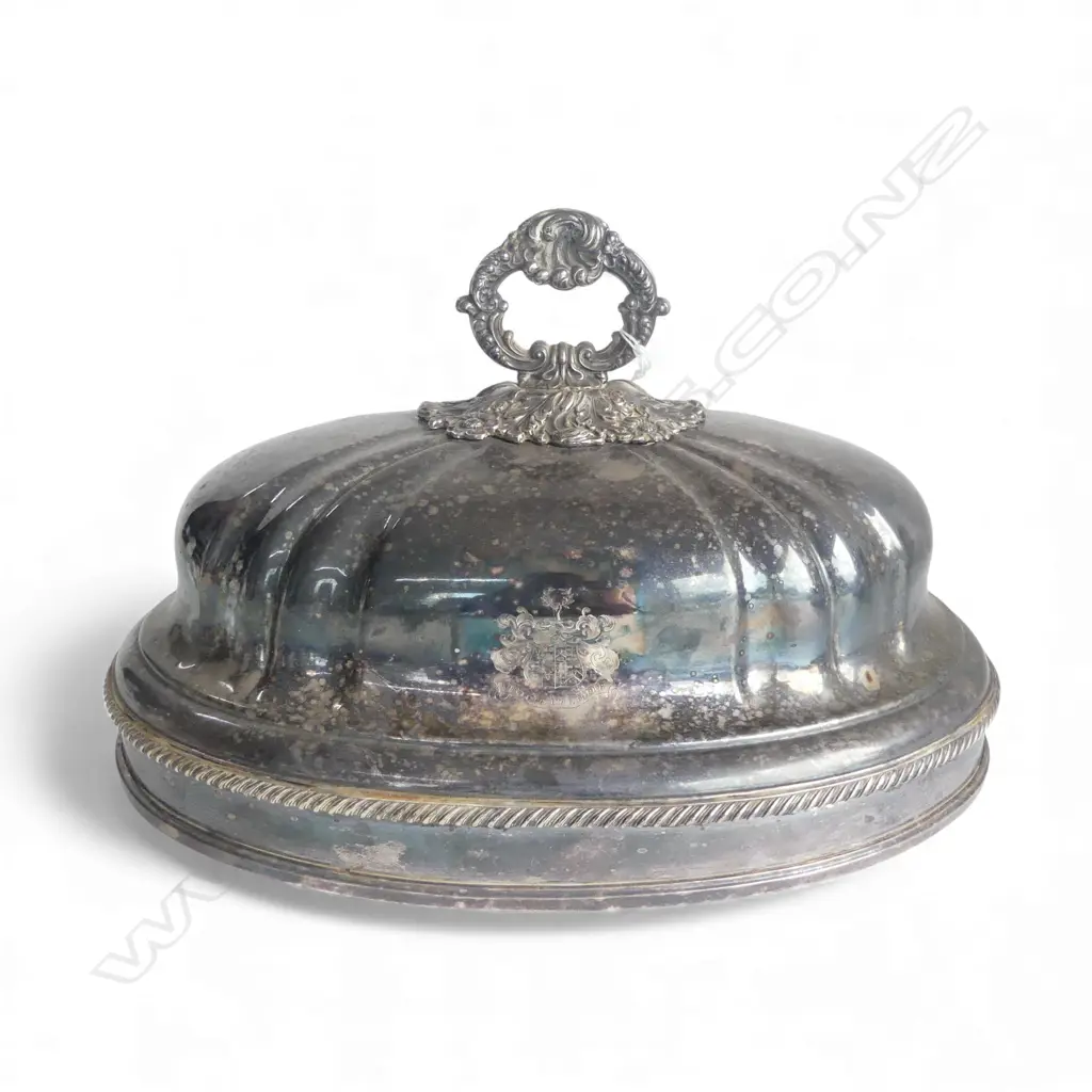 LG SILVER PLATE FOOD DOME W.355mm Image 1++