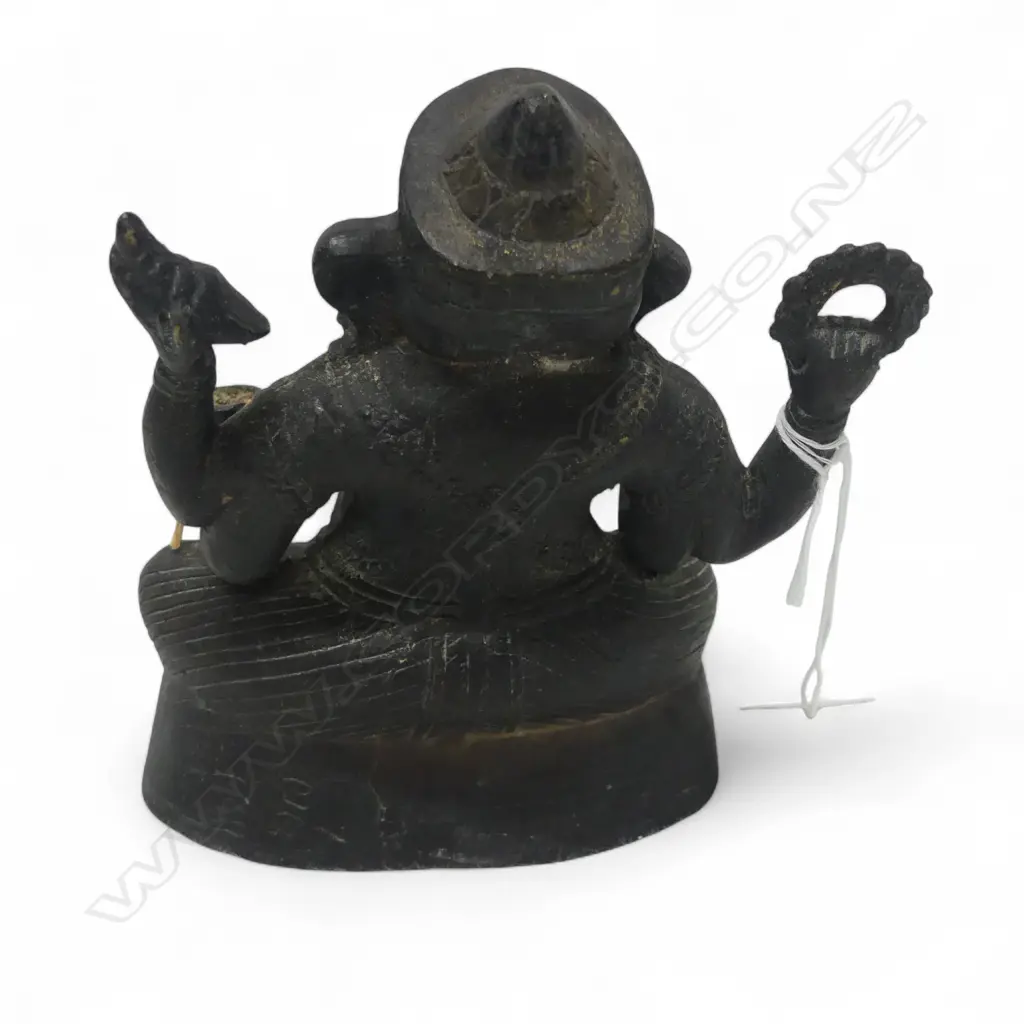 ANTIQUE BRONZE KHMER GANGESH TEMPLE IDOL H140MM Image 1++