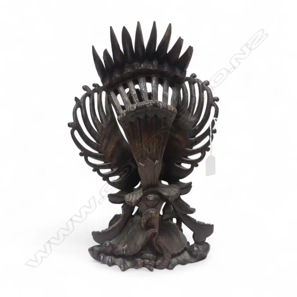 INDONESION CARVED HARDWOOD GARUDA STATUE  360MM (repair to back) Image 1++