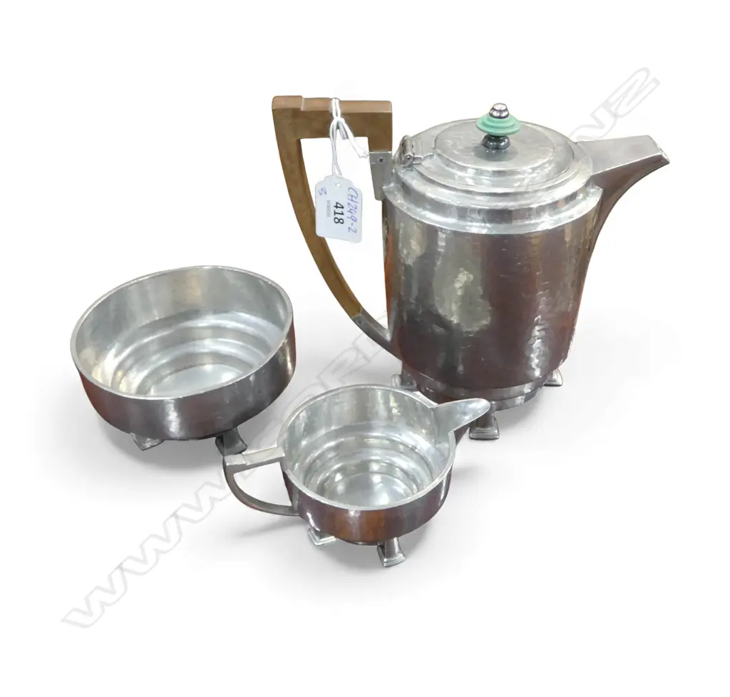 ART NOUVEAU 3 PCE COFFEE SET H.180mm Image 1++