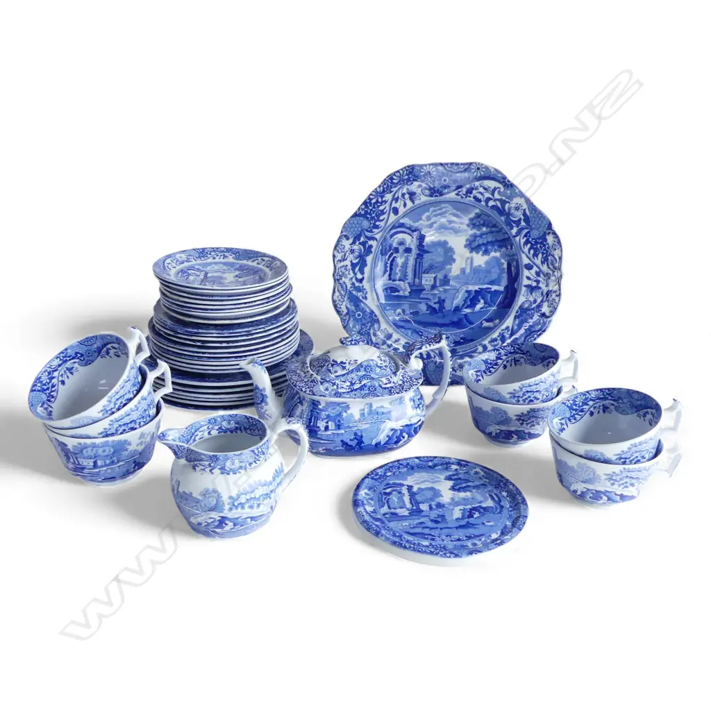 SPODES ITALIAN CHINA TEA SET... Image 1++