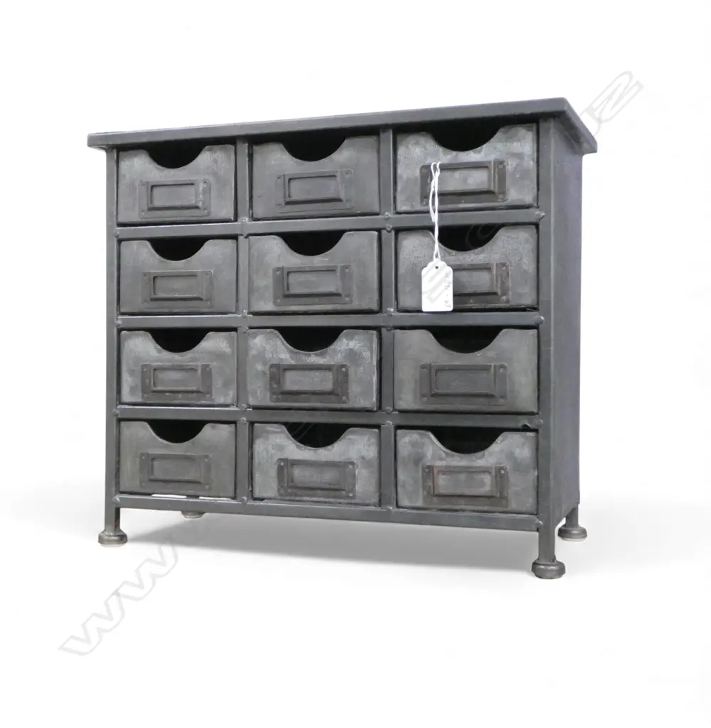 INDUSTRIAL METAL PARTS DRAWERS 370x320mm Image 1++