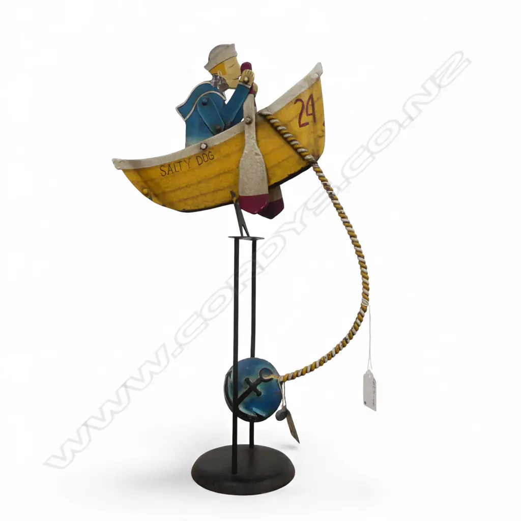 VINTAGE METAL 'SALTY DOG' TOY H.435mm Image 1++