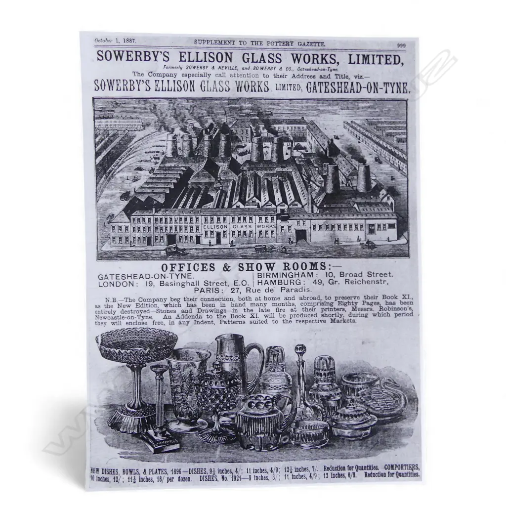 3 VICTORIAN SOWERBY VITROPORCELAIN GLASS PIECES: Swan vase + Turquoise  trough + tazza Image 1++