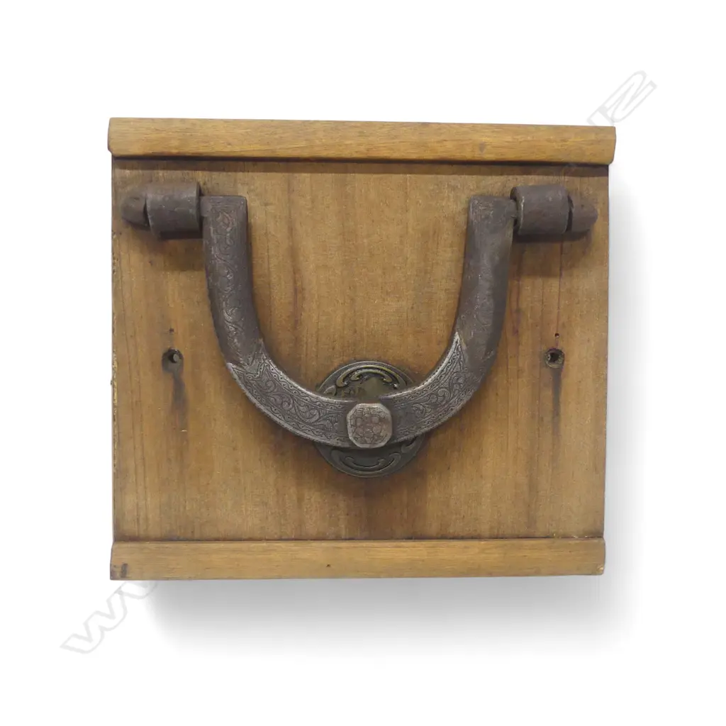 PERSIAN ANTIQUE DOOR KNOCKER L260MM Image 1++