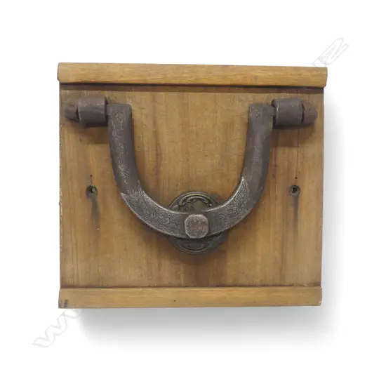 PERSIAN ANTIQUE DOOR KNOCKER L260MM