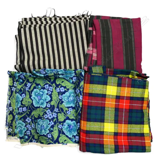 SELECTION STYLISH FABRICS: Liberty type + Scottish + Batik type etc