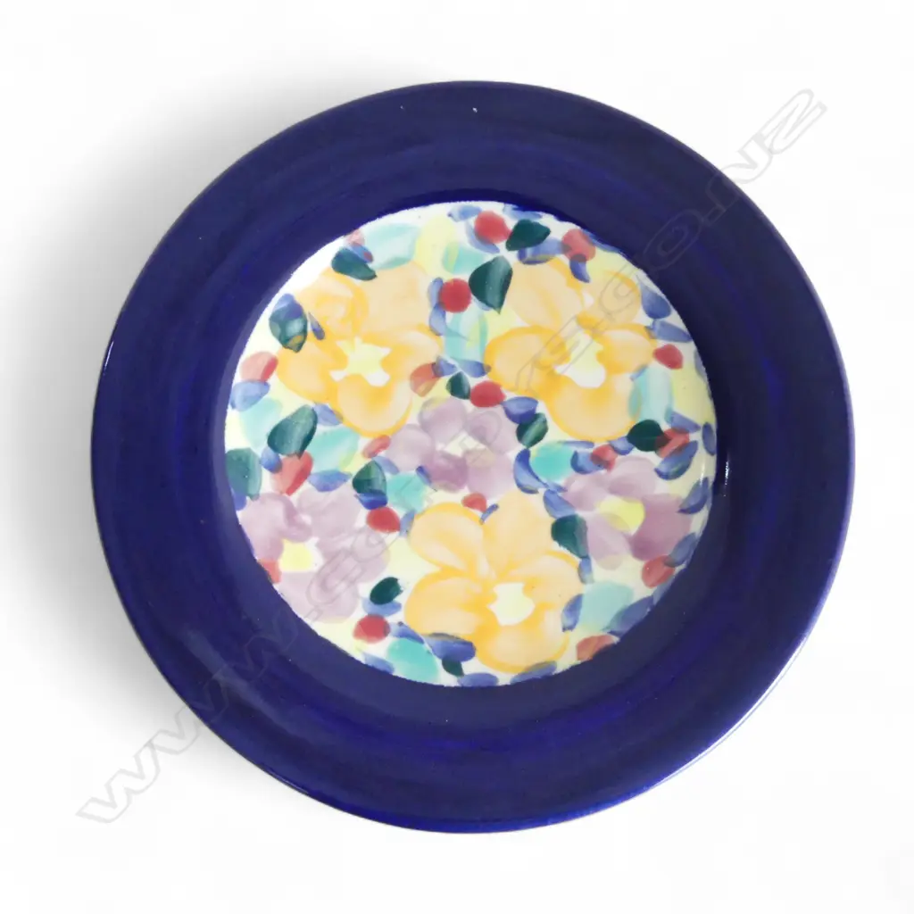 LG TONY SLY N.Z. STUDIO POTTERY PLATTER Dia.415mm Image 1++