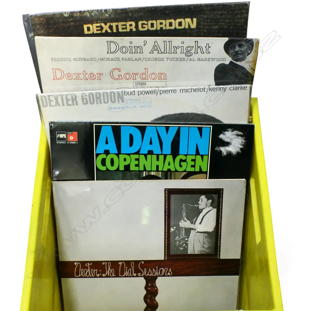 ASST. DEXTER GORDON JAZZ LPs  Provenance: Ex Collection Wellington Choy Image 1++