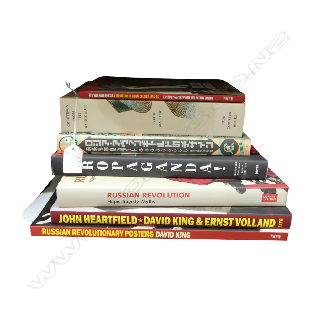 7 RUSSIAN REVOLUTION REFERENCE BOOKS; PROPAGANDA, POSTERS etc Image 1++