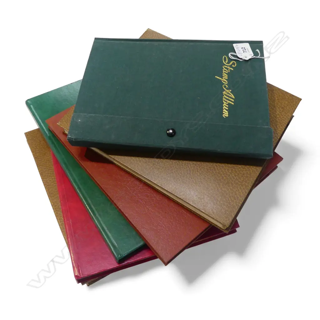 6 STAMP ALBUMS Image 1++