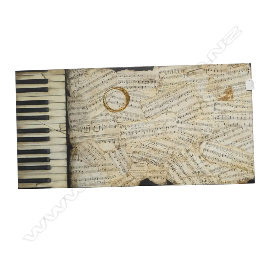 ANDREA McKAY 'SOUTH PACIFIC' ACYLIC ON CANVAS, 380x755mm Image 1++