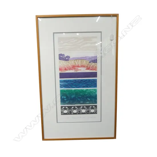 CYNTHIA TAYLOR 'IMAGES FROM THE SEA II' SCREEN PRINT 30/80 590x295mm