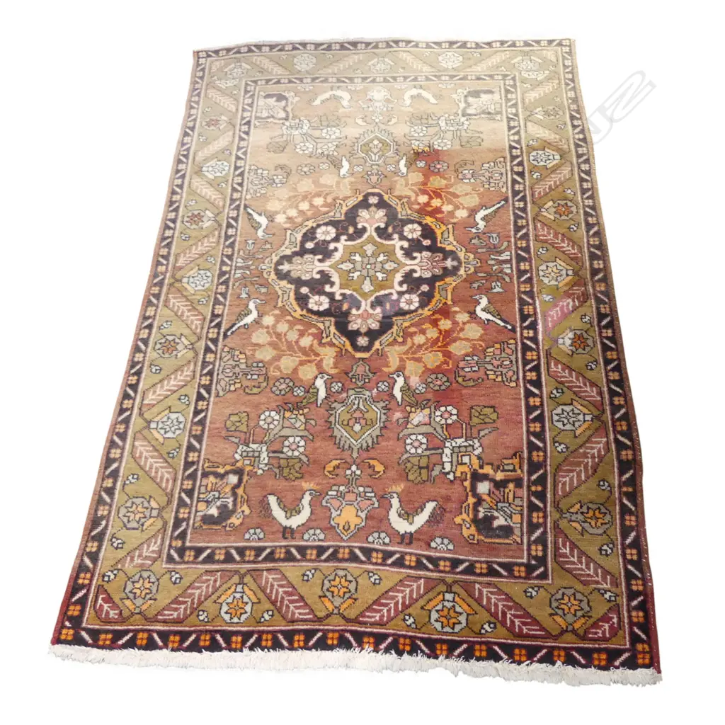 HAND KNOTTED WOOL PILE RUG 2050x1300mm Image 1++