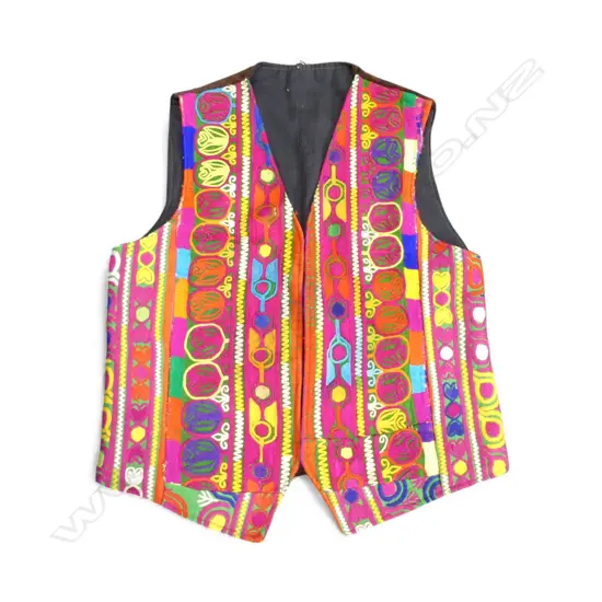 HAND EMBROIDERED PASHTUN WAISTCOAT