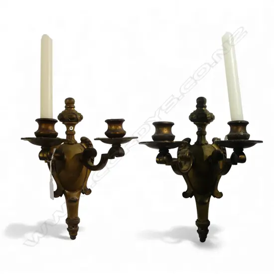PR GILT WALL SCONCES H.350mm