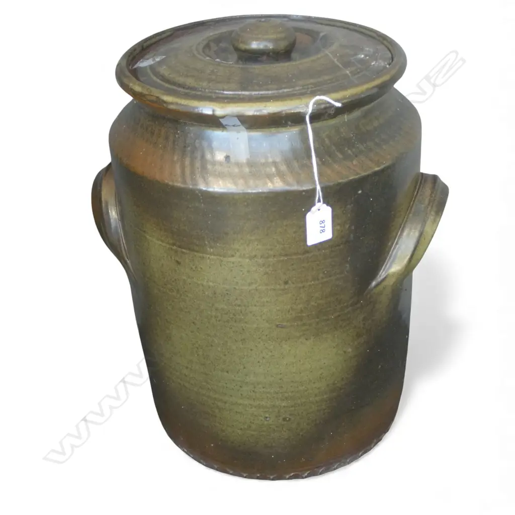 LARGE LIDDED CROCK H.430mm faults Image 1++