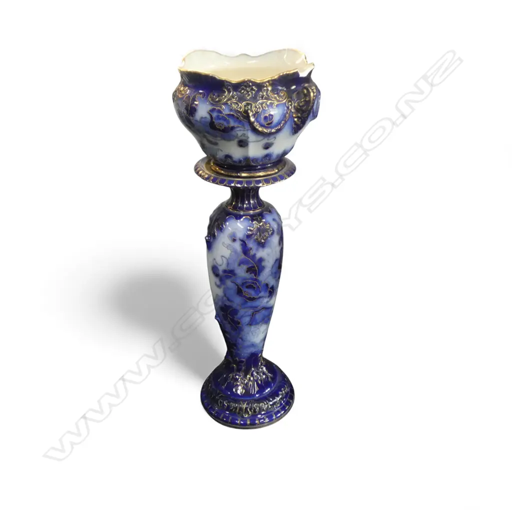 ANTIQUE JARDINERE & STAND, H.1080mm REPAIRS Image 1++