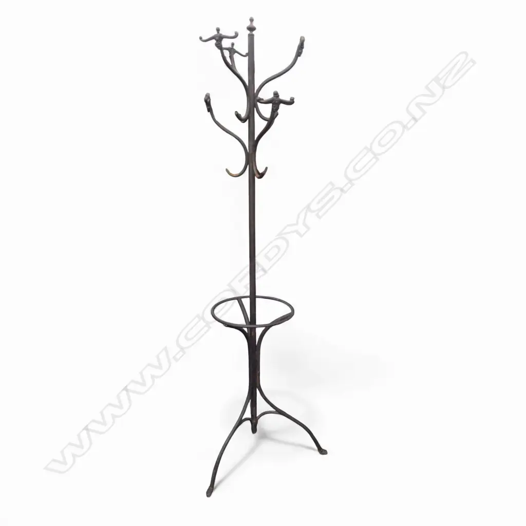 VINTAGE METAL COAT STAND H.1870mm Image 1++
