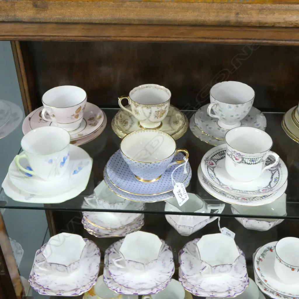 6 SHELLEY CHINA CSP SETC MIXED PATS Image 1++