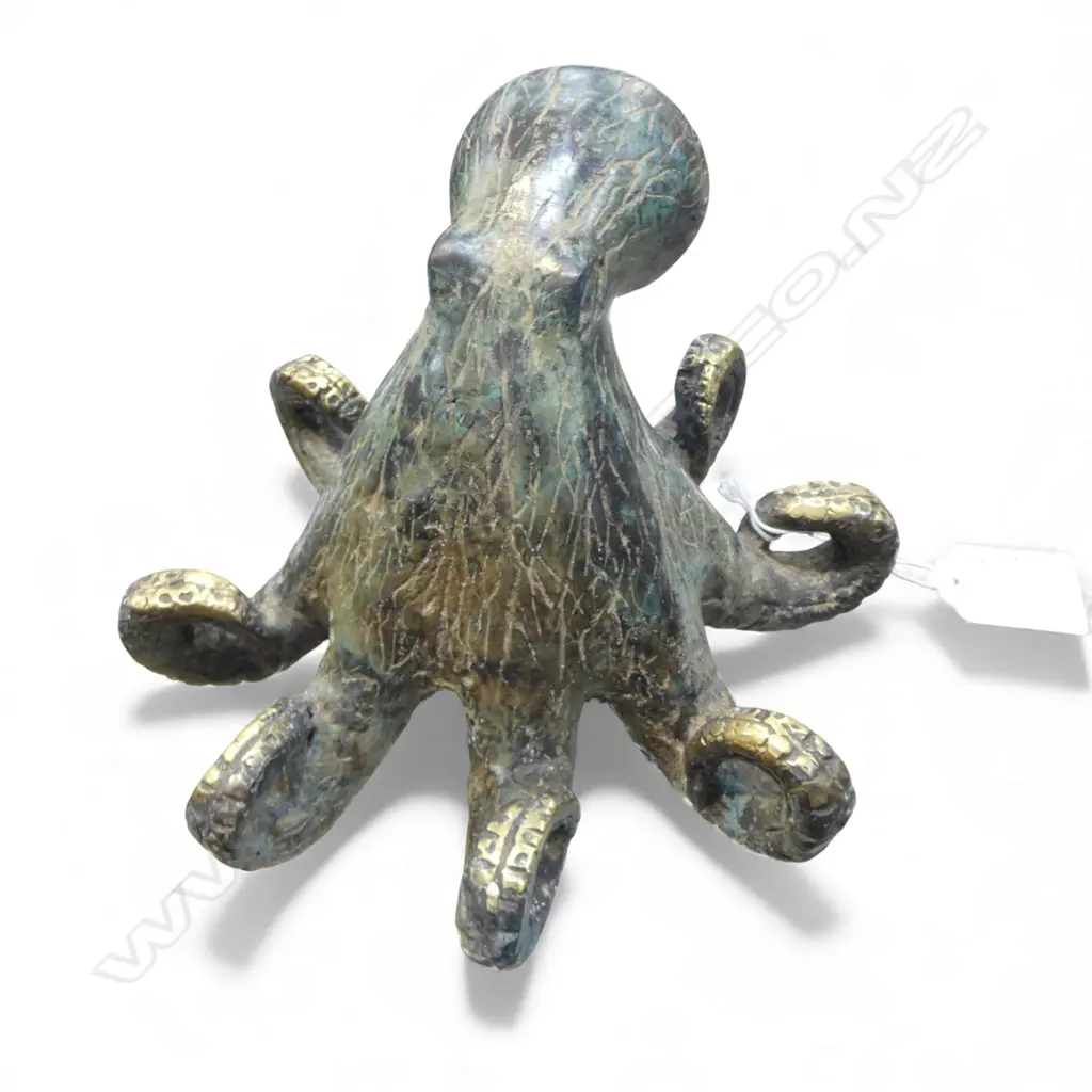 BRONZED OCTOPUS ORNAMENT W.180mm Image 1++