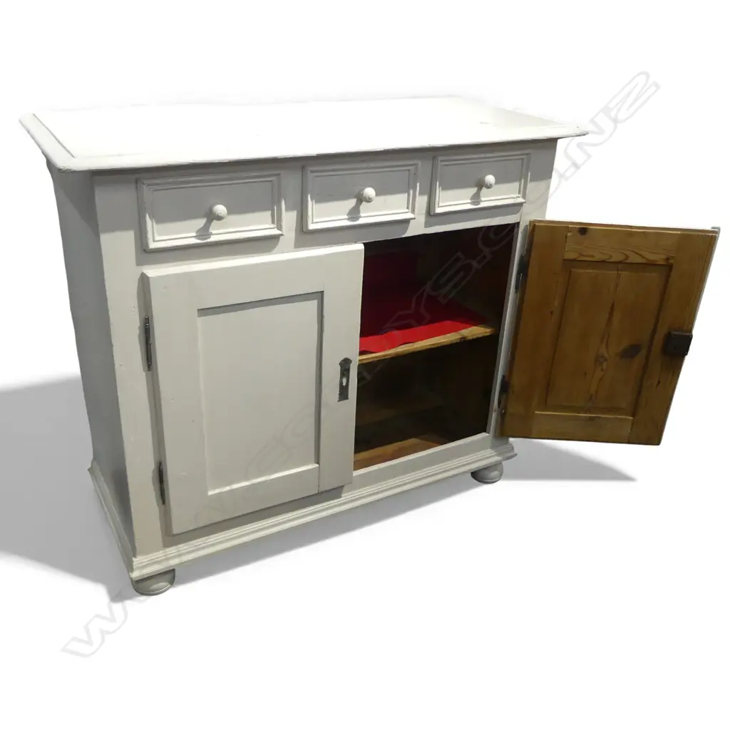 PAINTED WOODEN CABINET 1100x450x960mm Image 1++
