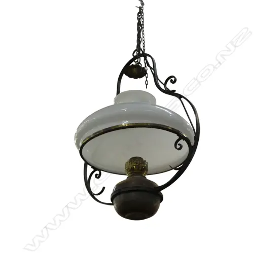BRASS & GLASS PENDANT PENDANT LIGHT