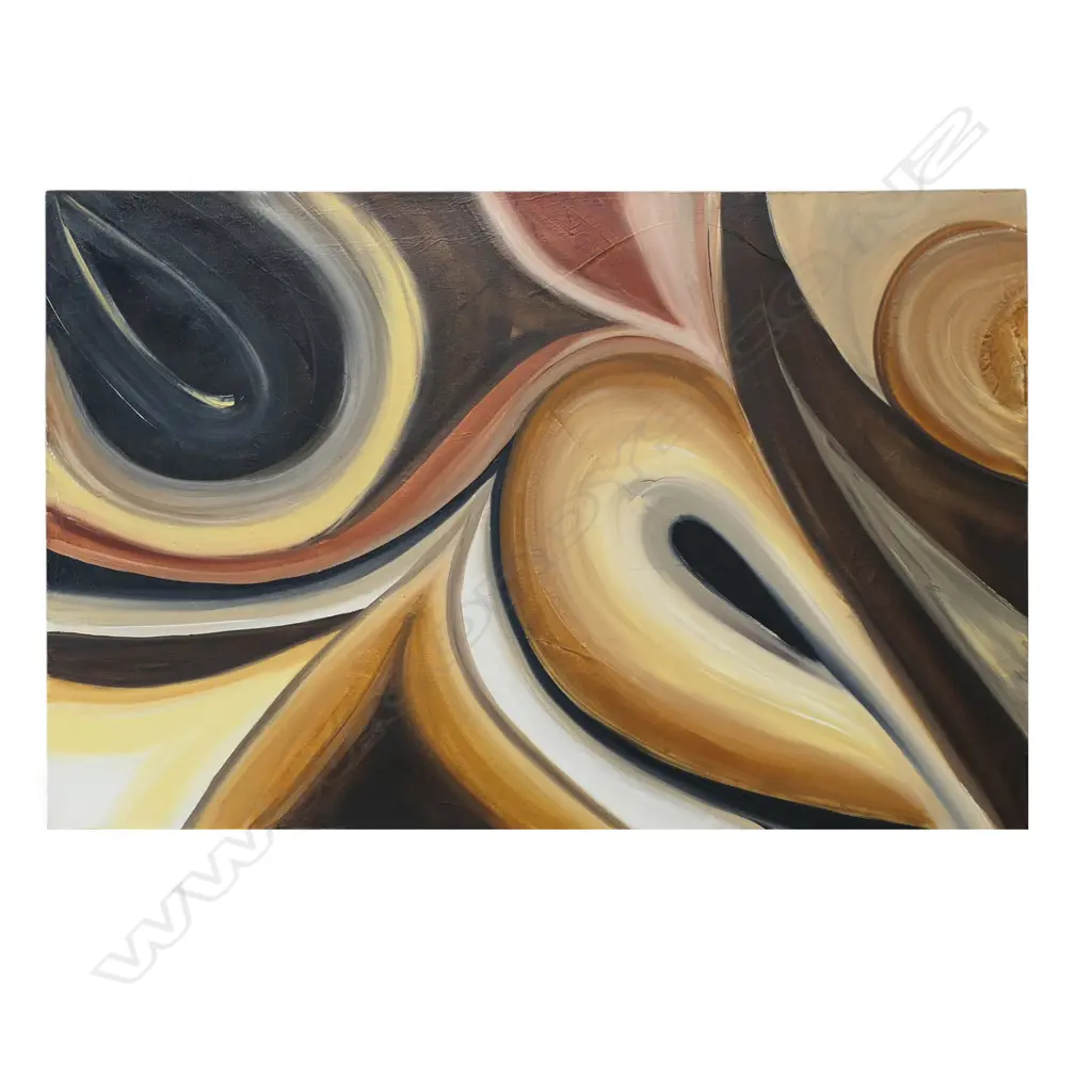 YANA MEECH, AUTUMN RETRO, ACRYLIC ON CANVAS, SIGNED & DATED JUNE 2009, 610x925mm Image 1++