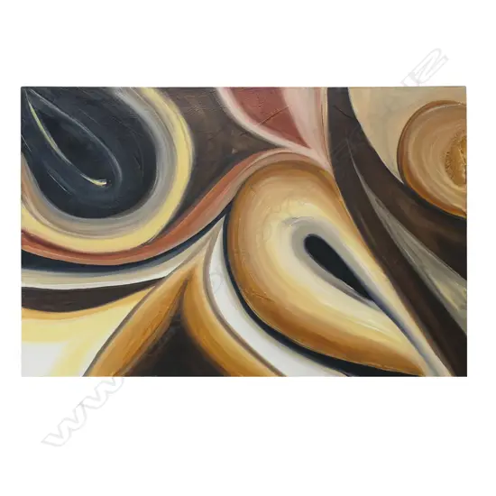 YANA MEECH, AUTUMN RETRO, ACRYLIC ON CANVAS, SIGNED & DATED JUNE 2009, 610x925mm