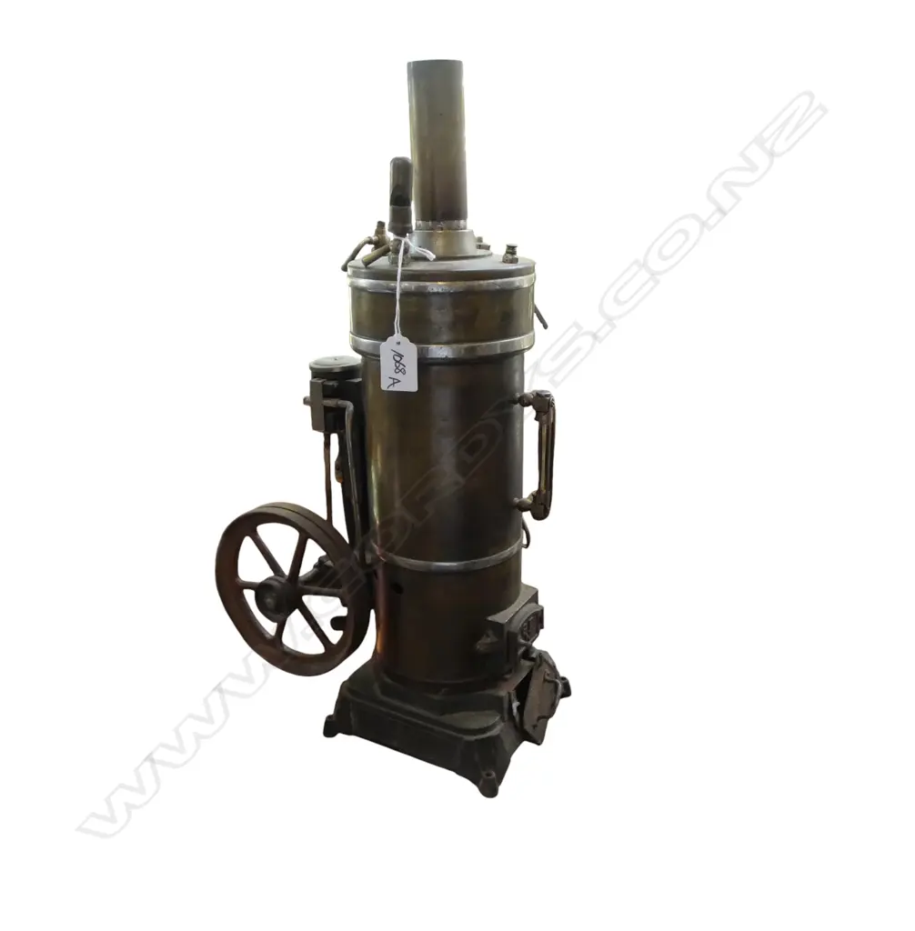 ANTIQUE MODEL METHS BURNING STEAM ENGINE H500MM Image 1++