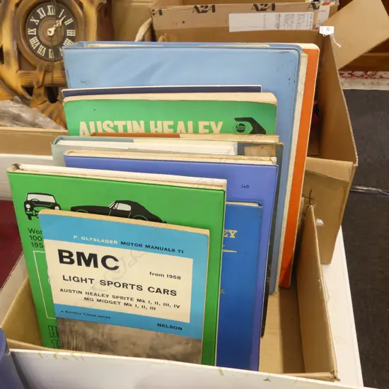 ASST. AUSTIN HEALEY CAR MANUALS