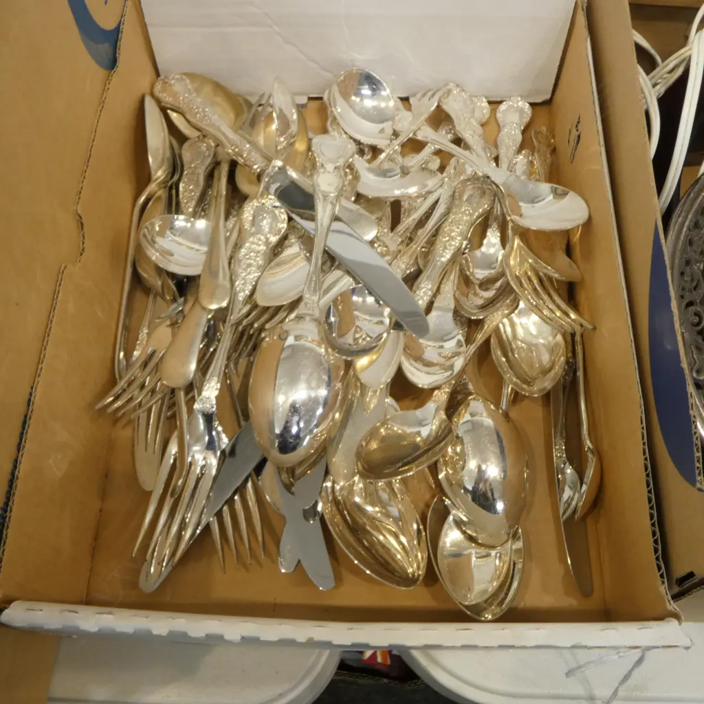 ASST. SILVER PLATE CUTLERY  Image 1++