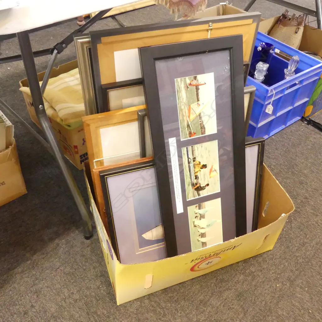 COLLECTION OF FRAMED PHOTOGRAPHS OF MOSTLY AUCKLAND YACHTING Image 1++