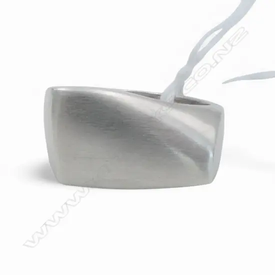 HENNING KOPPEL FOR GEORG JENSEN 'PLAZA' STG SILVER RING 18.03gms SIZE V