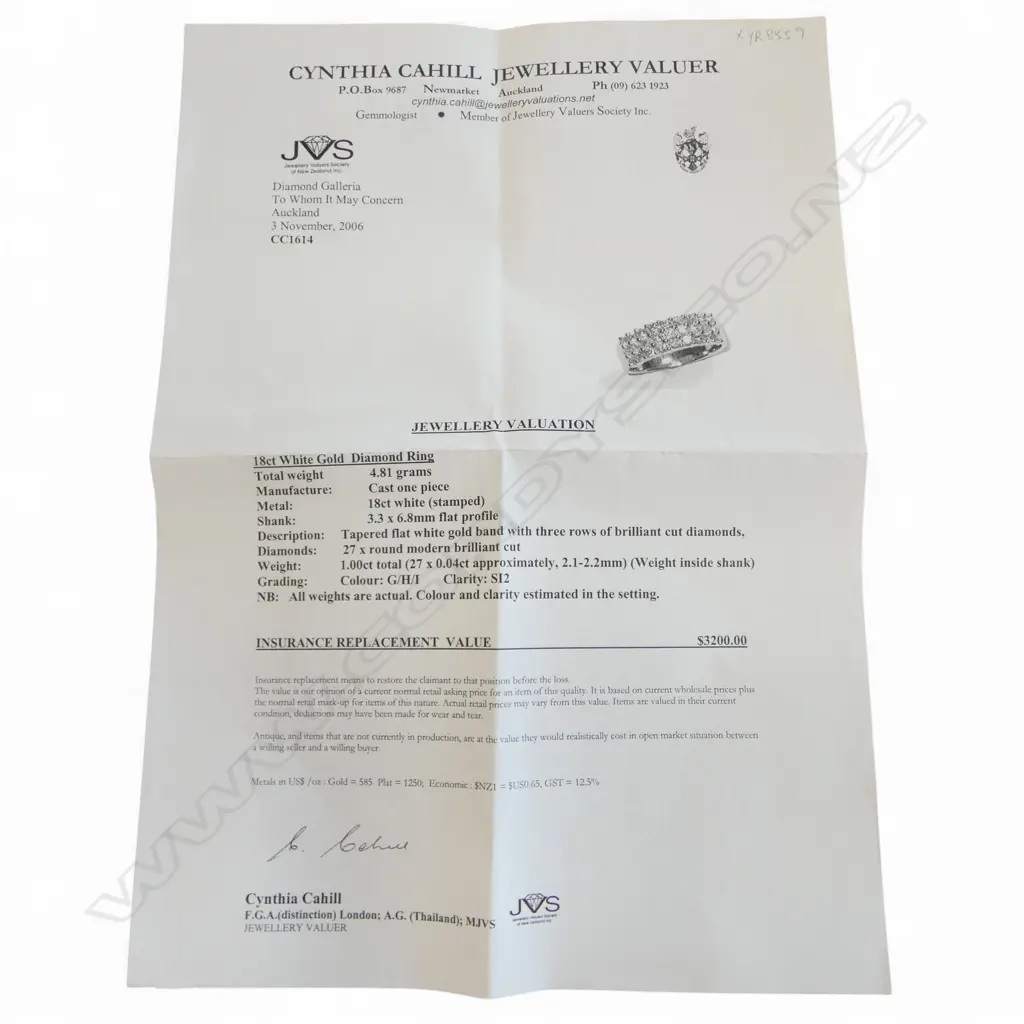 18CT Y/W 27 STONE DIAMOND DRESS RING  (1.00ct total)4.81gms SIZE N Image 1++