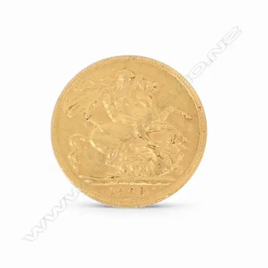 GOLD FULL SOVEREIGN 1903 English mint