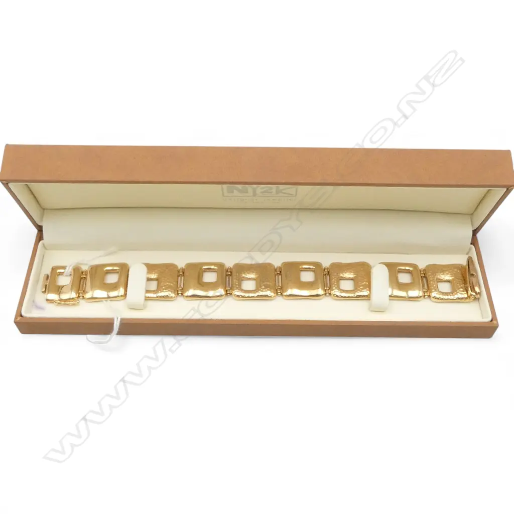 9CT YG BRACELET L.210mm, 47.7gms Image 1++