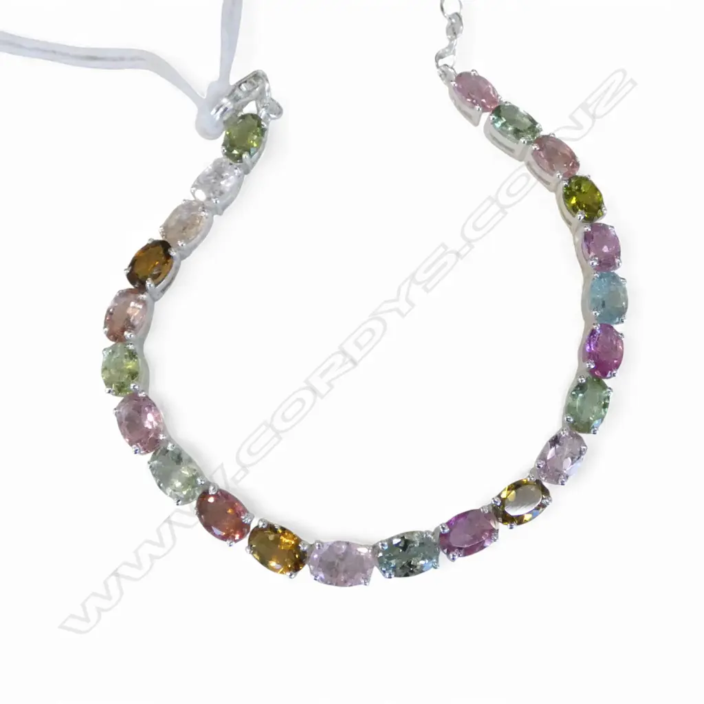 SILVER & TOURMALINE BRACELET  Image 1++