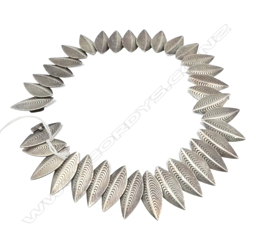 STG SILVER EIGIL JENSEN FOR ANTON MICHELSEN DESIGNER NECKLACE L.380mm 96gms Image 1++