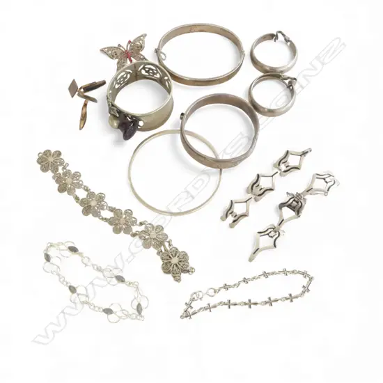 ASSORTED STG SIL JEWELLERY [SOME SCRAP OR REPAIR] TW APPROX. 227gms