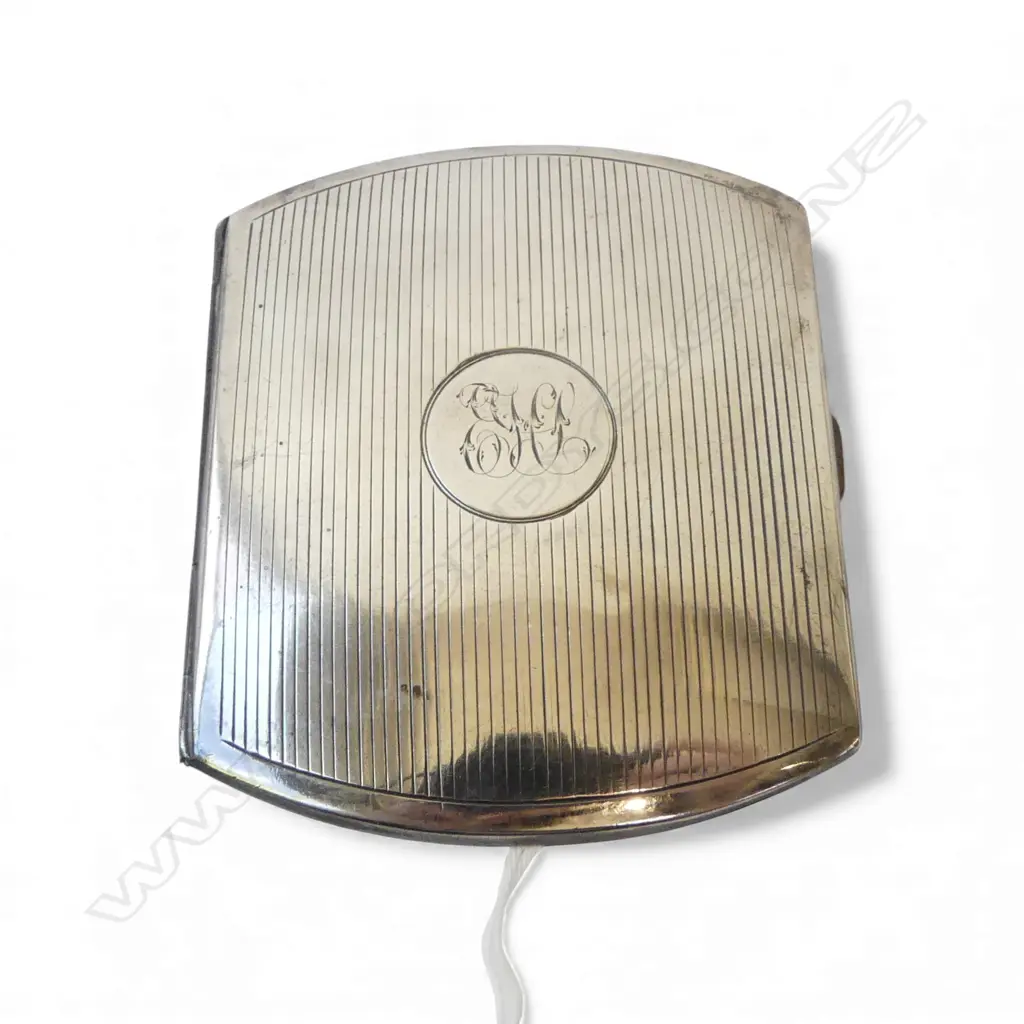 SILVER Birmingham 1909 silver cigarette case 89.58gms Image 1++