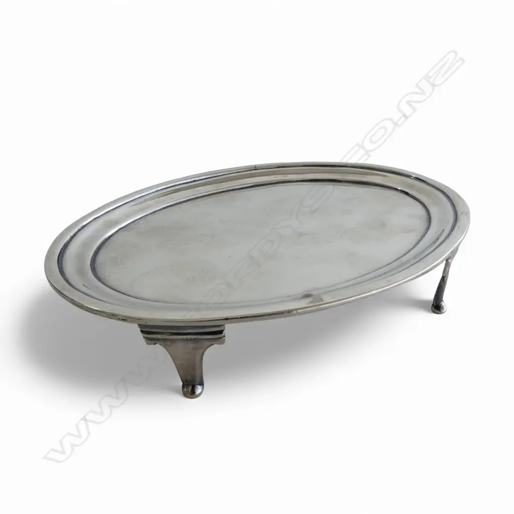 GEORGE III STG SILVER SALVER, LONDON 1801, 131gms Image 1++