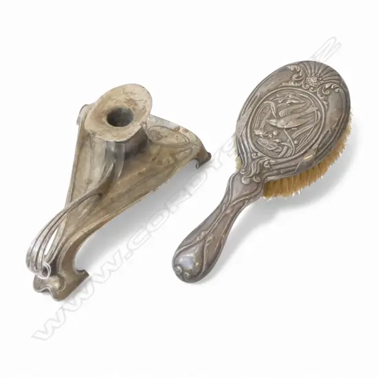 STG SILVER HAIR BRUSH L.245mm, WMF CHAMBERSTICK L.210mm