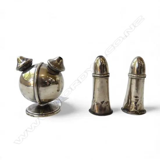 3 STG SILVER CONDIMENTS; PR + 1 (WEIGHTED)