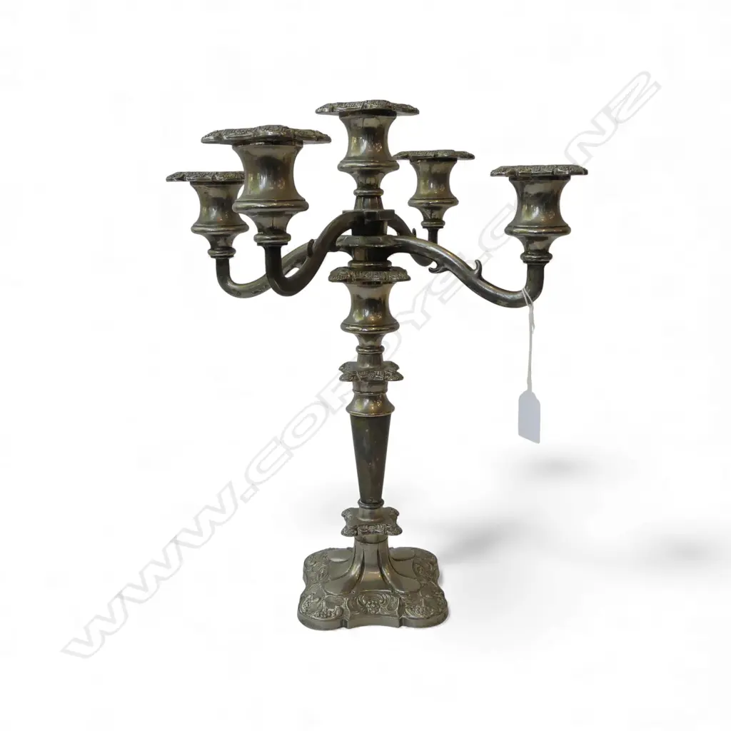 SILVER PLATE CANDELABRA H.355mm Image 1++